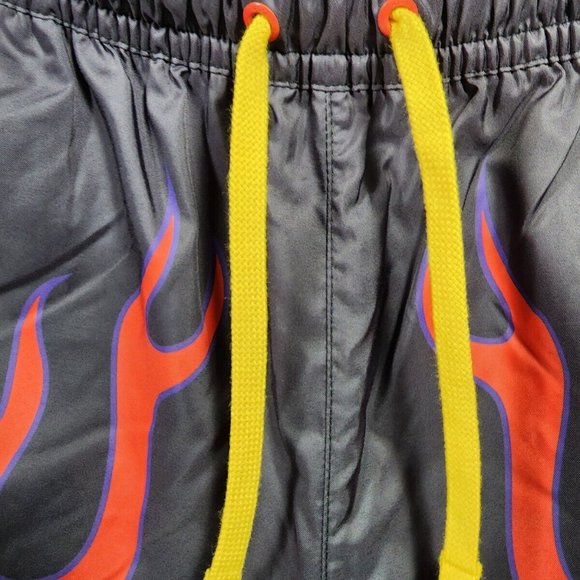 Nike NSW Flow Americana Flame Woven Mesh Lined Shorts Black Men's L DV9628-010 - Picture 4 of 12